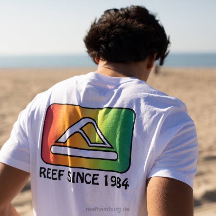 Cardwick Kurzarm-T-Shirt helles Weiss 442L570 Männer Reef