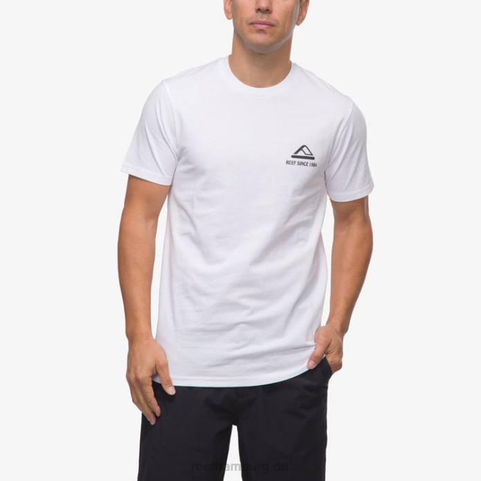 Cardwick Kurzarm-T-Shirt helles Weiss 442L570 Männer Reef