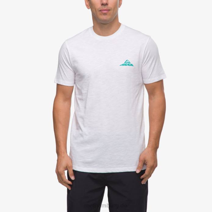 Float on Kurzarm-T-Shirt helles Weiss 442L576 Männer Reef