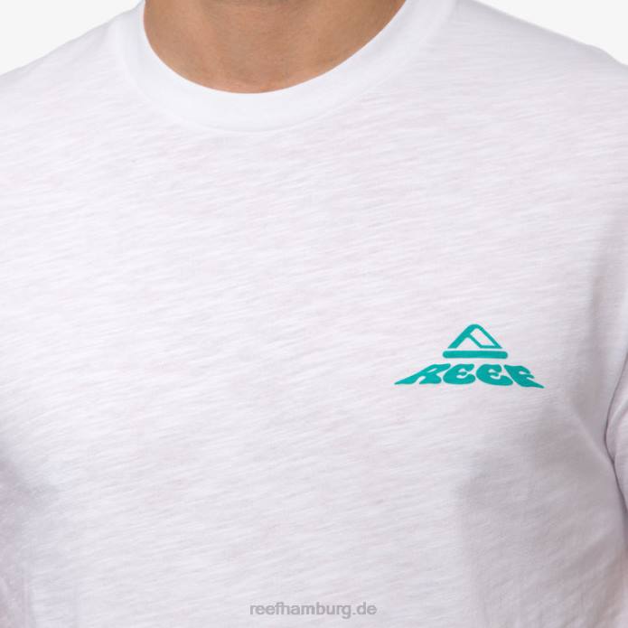 Float on Kurzarm-T-Shirt helles Weiss 442L576 Männer Reef