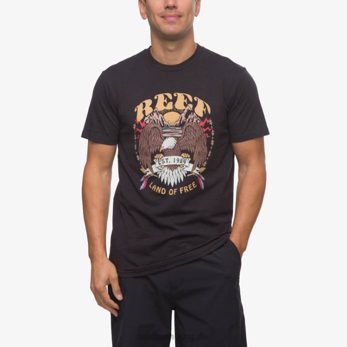 Freedom Kurzarm-T-Shirt Kaviar 442L566 Männer Reef