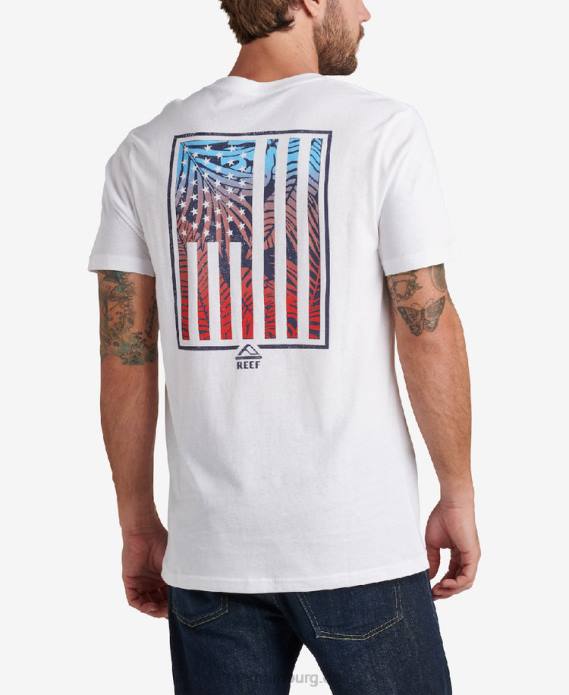 Jamison Kurzarm-T-Shirt Mäusespeck 442L553 Männer Reef