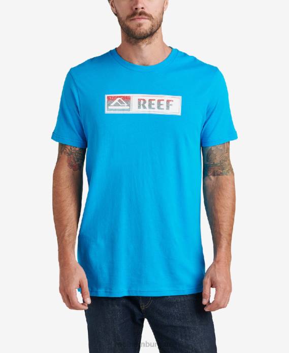 Lucis Kurzarm-T-Shirt hawaiianischer Ozean 442L599 Männer Reef