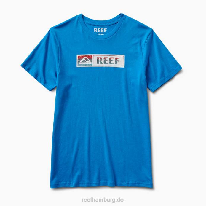 Lucis Kurzarm-T-Shirt hawaiianischer Ozean 442L599 Männer Reef