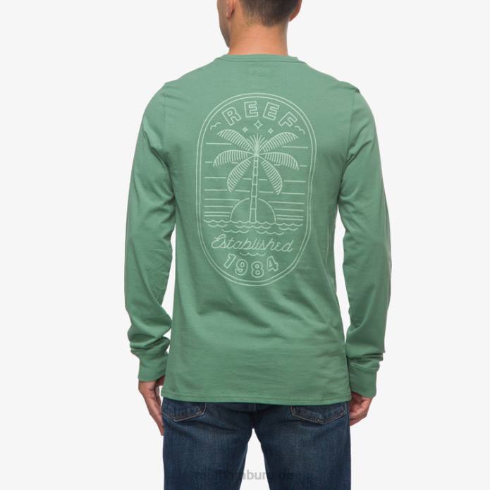 Paradise Langarm-T-Shirt dunkler Efeu 442L584 Männer Reef