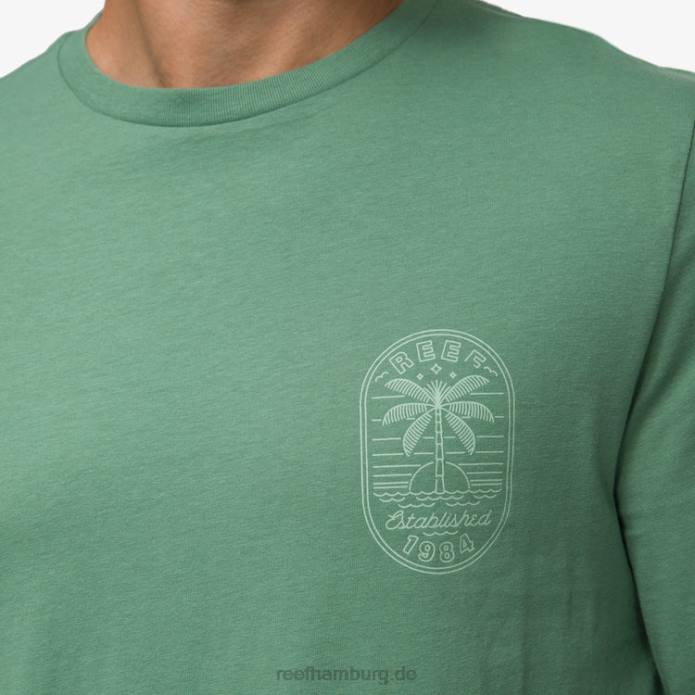 Paradise Langarm-T-Shirt dunkler Efeu 442L584 Männer Reef