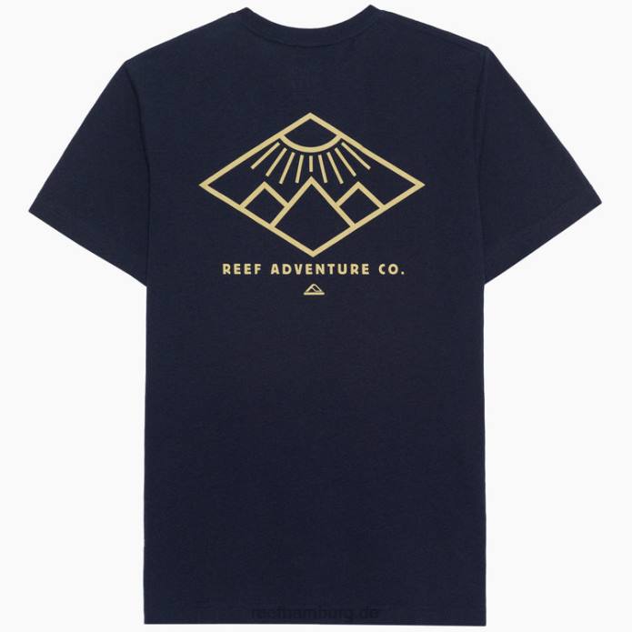 Peaks Recyclo Kurzarm-T-Shirt Marine 442L591 Männer Reef