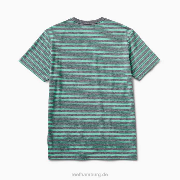 Sutter Kurzarm-Strick-T-Shirt Kaviar 442L604 Männer Reef