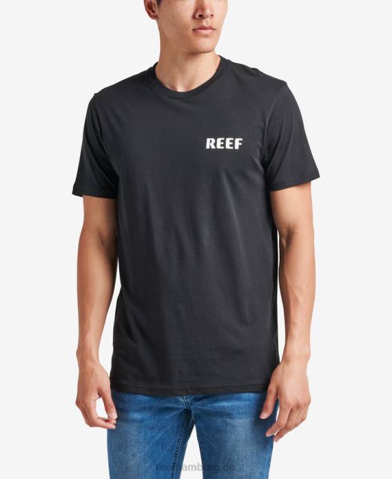 Unite Kurzarm-T-Shirt Kaviar 442L608 Männer Reef