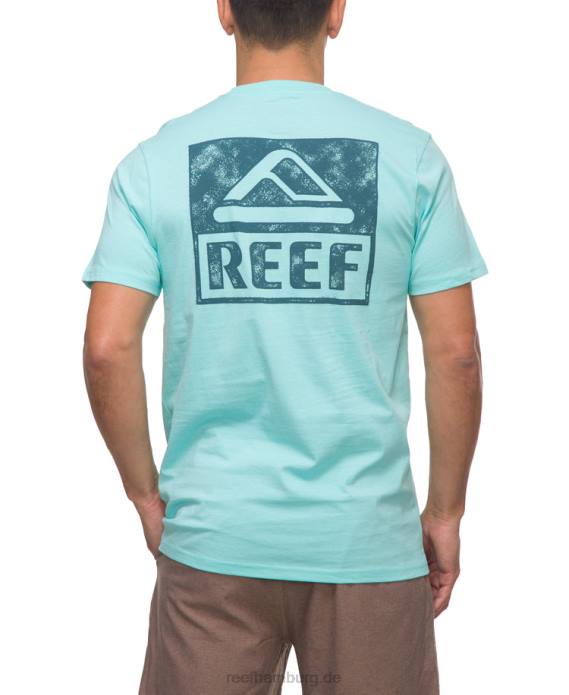 Wellie Kurzarm-T-Shirt Arubablau 442L578 Männer Reef