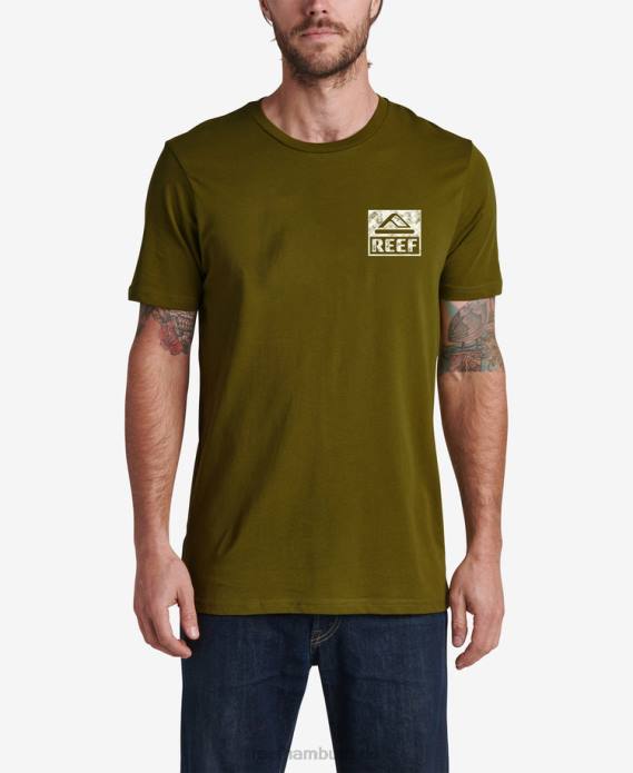 Wellie Kurzarm-T-Shirt Avocado 442L581 Männer Reef