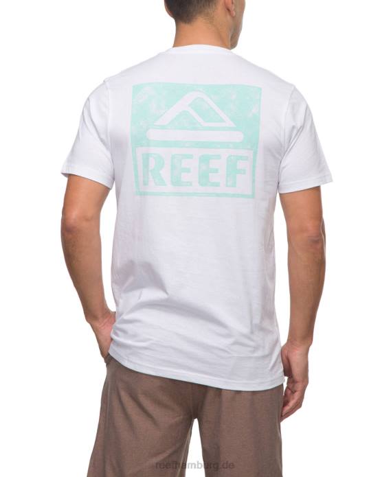 Wellie Kurzarm-T-Shirt helles Weiss 442L560 Männer Reef