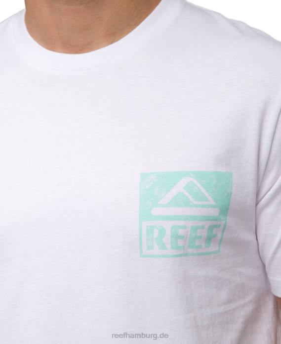 Wellie Kurzarm-T-Shirt helles Weiss 442L560 Männer Reef
