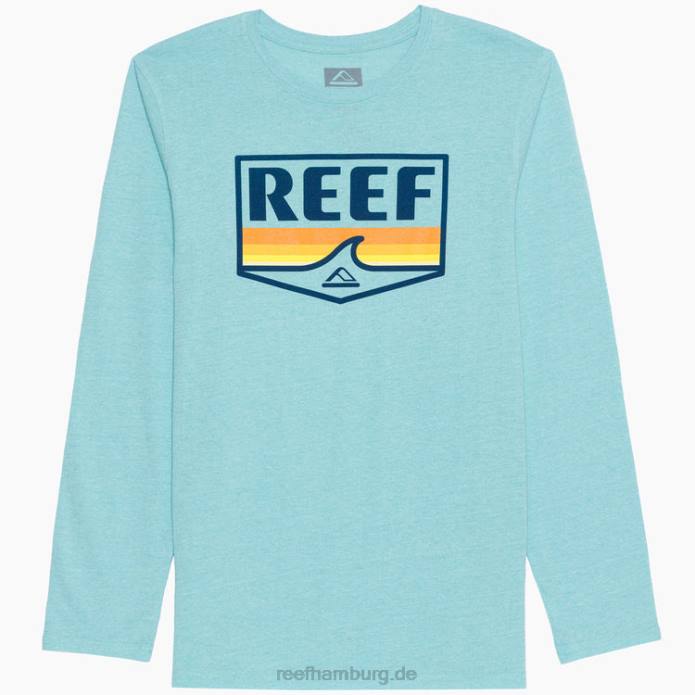 genießen Sie Recyclo-Langarm-T-Shirt Blauer Himmel 442L597 Männer Reef