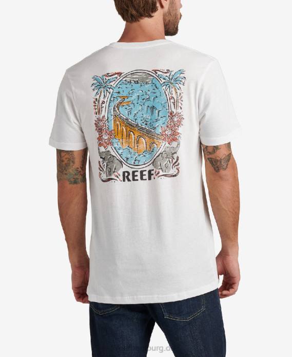 gewagtes Kurzarm-T-Shirt Mäusespeck 442L555 Männer Reef