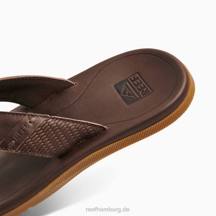 Leder Santa Ana dunkelbraun 442L365 Männer Reef