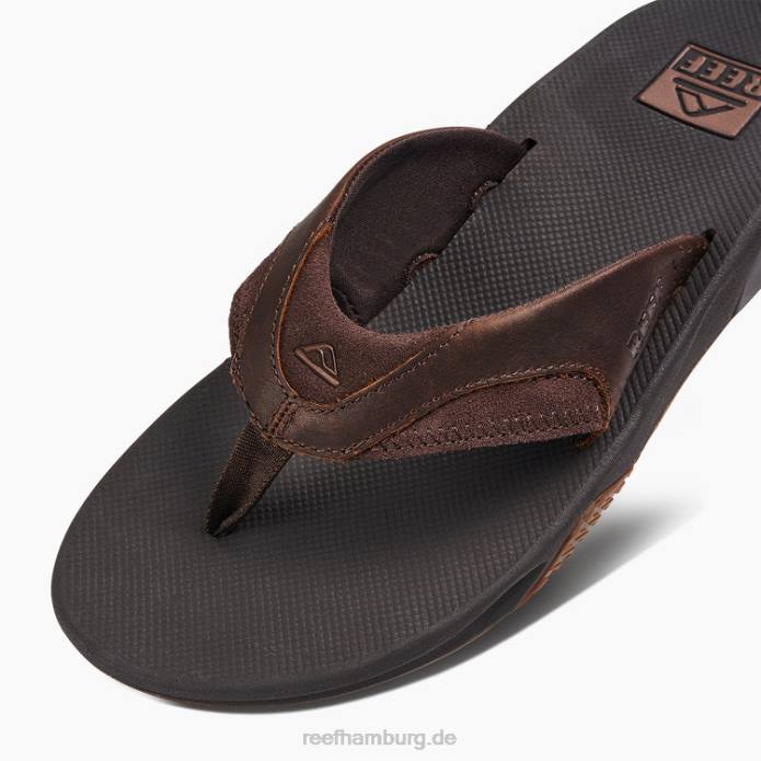 Lederfächern dunkelbraun 442L336 Männer Reef