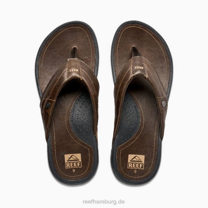 Riff-Pazifik-Leder dunkelbraun 442L363 Männer