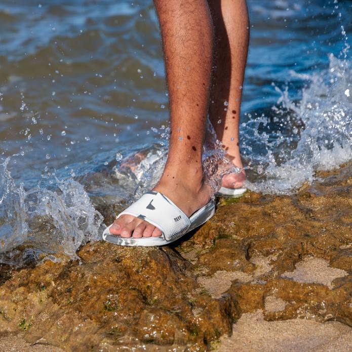 Oasenrutsche weiß/grauer Marmor 442L439 Männer Reef