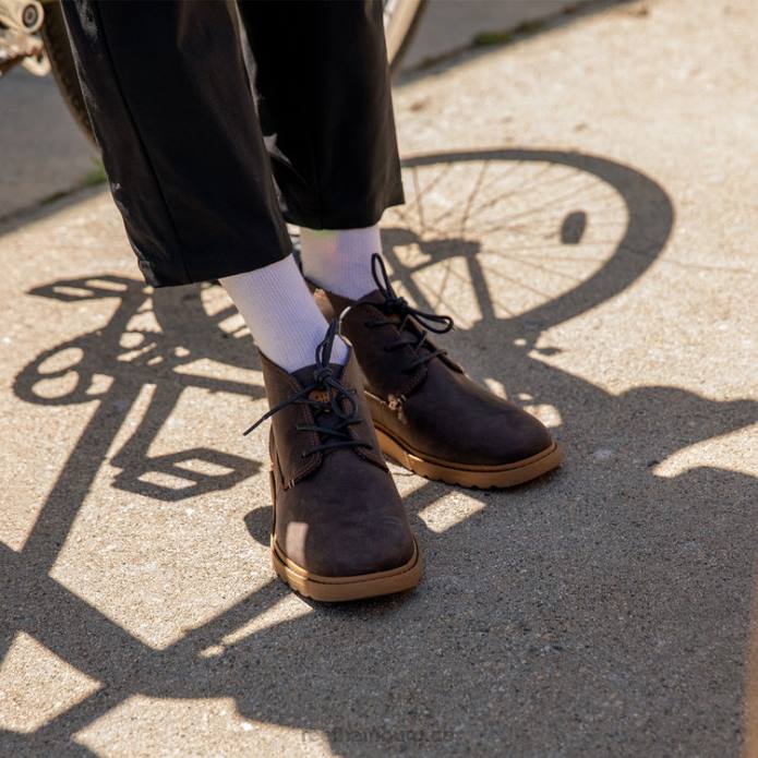 Reef Voyage Lederstiefel schwarzer Fels 442L518 Männer