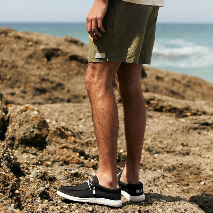 Kissen Küstentextil Schwarz-Weiss 442L487 Männer Reef