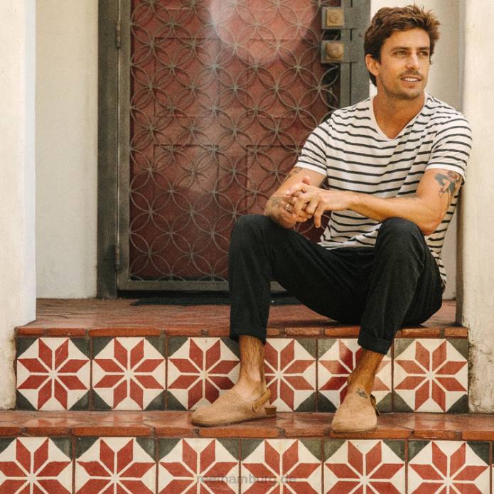 Kissen Salbei Wildleder bräunen 442L489 Männer Reef