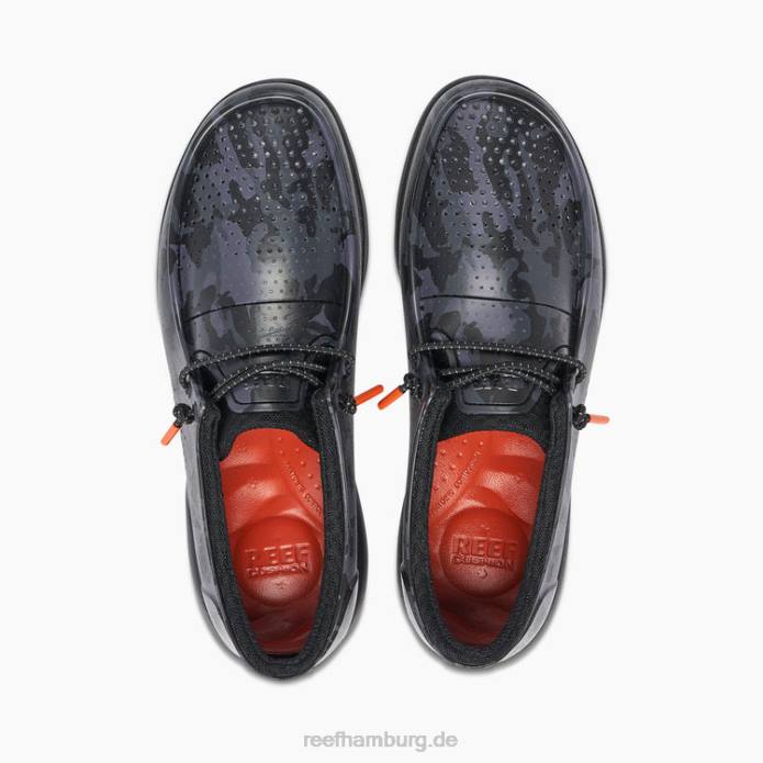 Wasserküstendrucke schwarzes Tarnmuster 442L526 Männer Reef