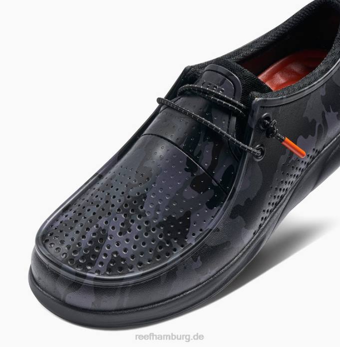 Wasserküstendrucke schwarzes Tarnmuster 442L526 Männer Reef