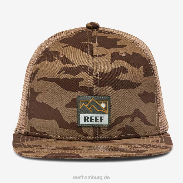 Backwoods Snapback Trucker-Mütze Koriander 442L765 Männer Reef
