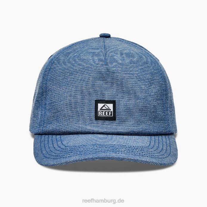 Bellport Snapback unstrukturierter Hut Abzeichen blau 442L802 Männer Reef