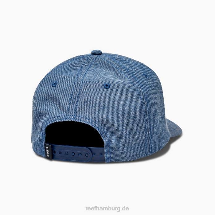 Bellport Snapback unstrukturierter Hut Abzeichen blau 442L802 Männer Reef