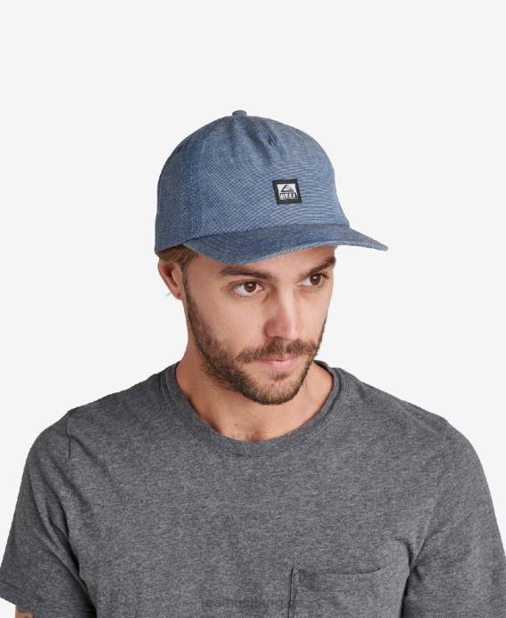 Bellport Snapback unstrukturierter Hut Abzeichen blau 442L802 Männer Reef