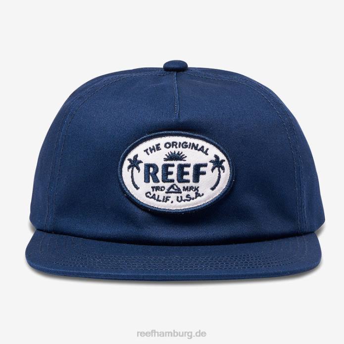 Gaviota Strapback unstrukturierter Hut Abzeichen blau 442L780 Männer Reef