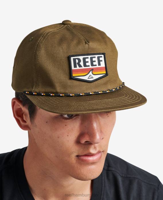 Genießen Sie die unstrukturierte Snapback-Mütze dunkles Oliv 442L784 Männer Reef