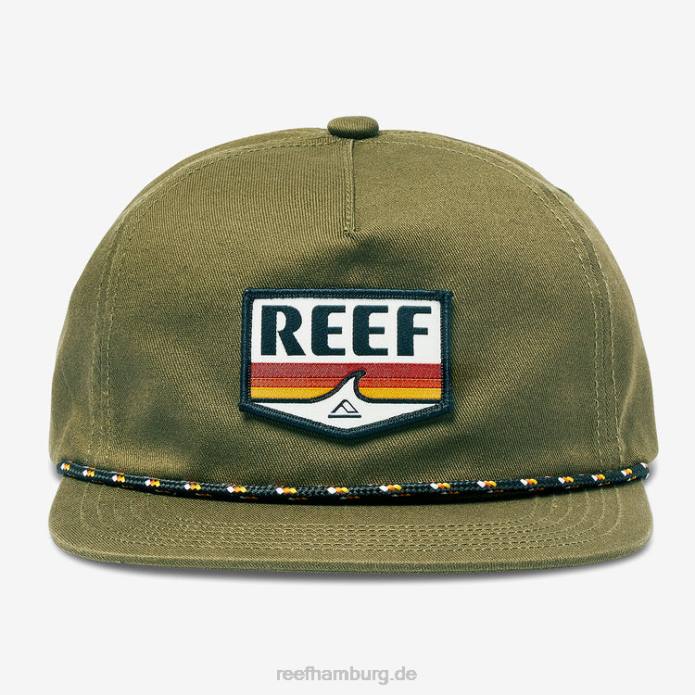Genießen Sie die unstrukturierte Snapback-Mütze dunkles Oliv 442L784 Männer Reef