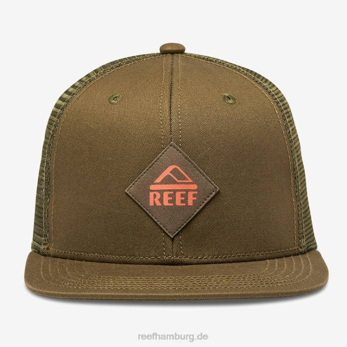 Madre Snapback Trucker-Mütze dunkles Oliv 442L760 Männer Reef