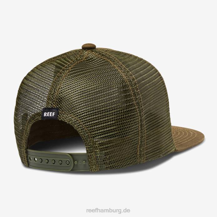 Madre Snapback Trucker-Mütze dunkles Oliv 442L760 Männer Reef