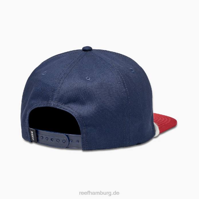 Morter Flat Bill Hut Narr rot 442L801 Männer Reef