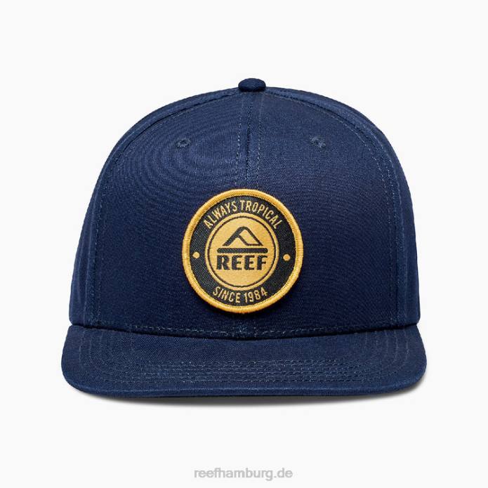 Woodbury Flat Bill Hut Abzeichen blau 442L806 Männer Reef