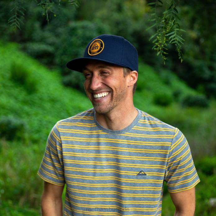 Woodbury Flat Bill Hut Abzeichen blau 442L806 Männer Reef